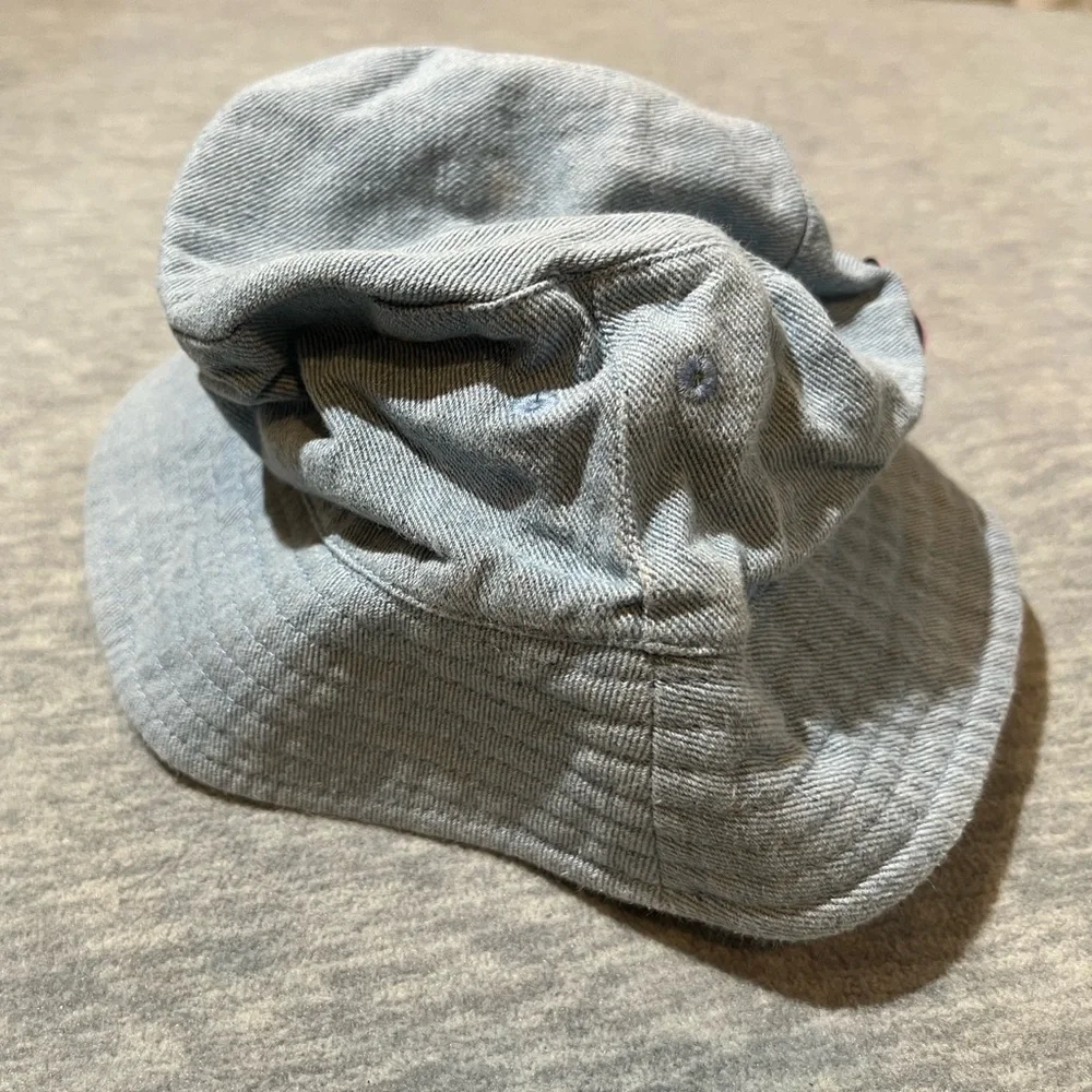 Pusheen The Cat‎ Reserved Kids Light Blue Bucket Hat with Patch 5-9 years denim